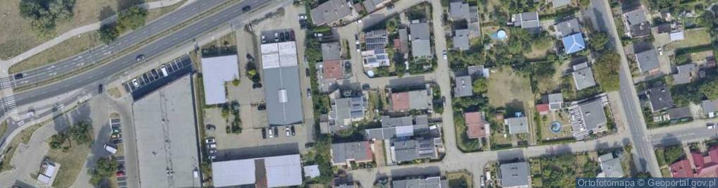 Zdjęcie satelitarne Brzoskwiniowa ul.