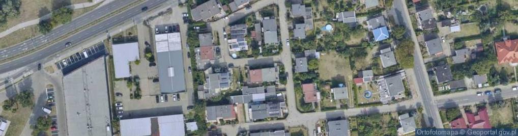 Zdjęcie satelitarne Brzoskwiniowa ul.