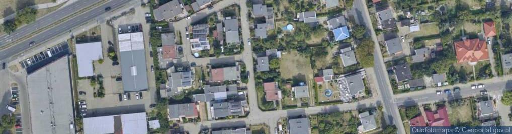 Zdjęcie satelitarne Brzoskwiniowa ul.