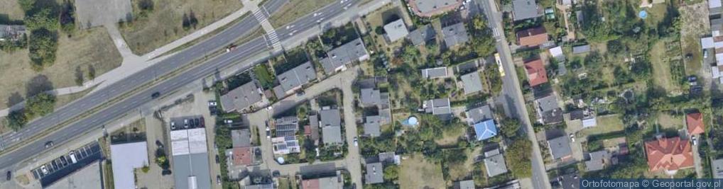 Zdjęcie satelitarne Brzoskwiniowa ul.