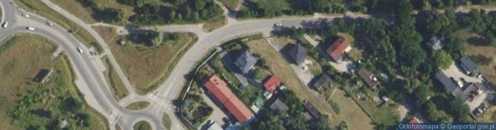 Zdjęcie satelitarne Brzozowa ul.