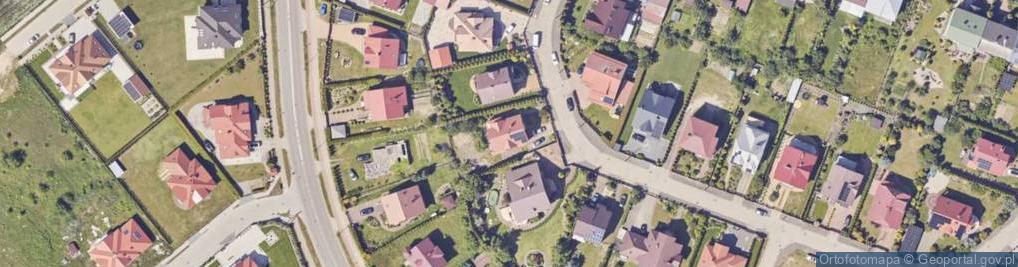 Zdjęcie satelitarne Brzozowa ul.