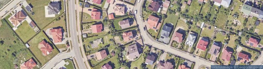 Zdjęcie satelitarne Brzozowa ul.