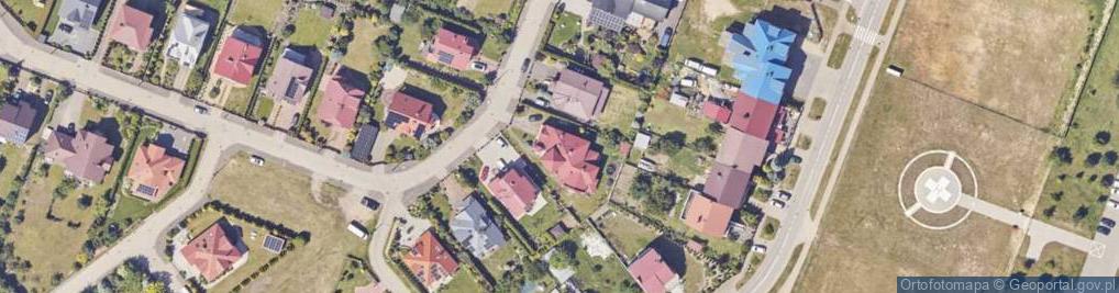 Zdjęcie satelitarne Brzozowa ul.