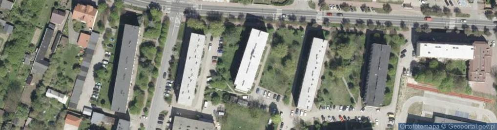 Zdjęcie satelitarne Brzozowa ul.