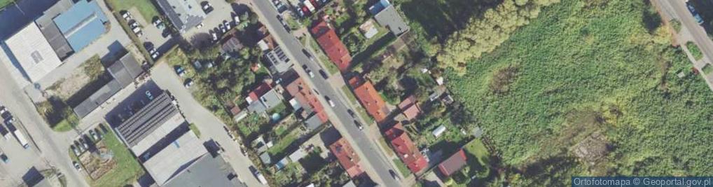 Zdjęcie satelitarne Brzozowa ul.
