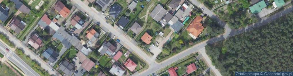 Zdjęcie satelitarne Brzozowa ul.