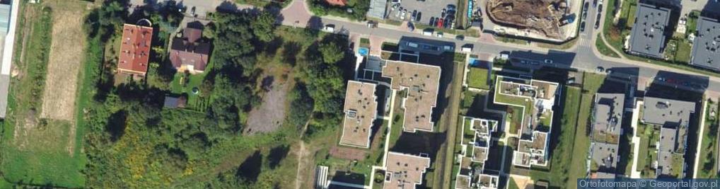 Zdjęcie satelitarne Brązownicza ul.