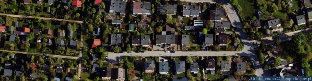 Zdjęcie satelitarne Brzoskwiniowa ul.