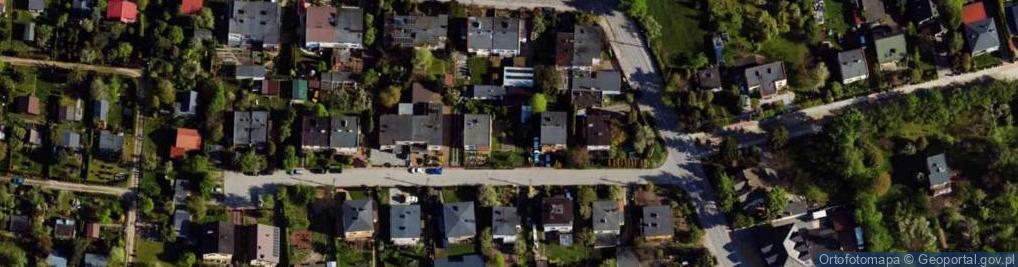 Zdjęcie satelitarne Brzoskwiniowa ul.