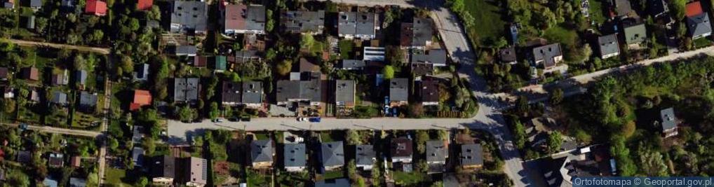 Zdjęcie satelitarne Brzoskwiniowa ul.
