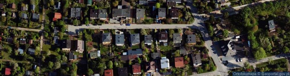 Zdjęcie satelitarne Brzoskwiniowa ul.