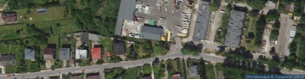 Zdjęcie satelitarne Brzozowa ul.