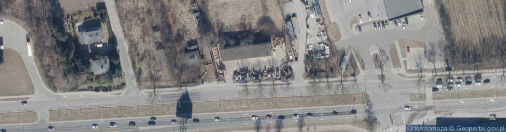 Zdjęcie satelitarne Brzezińska ul.