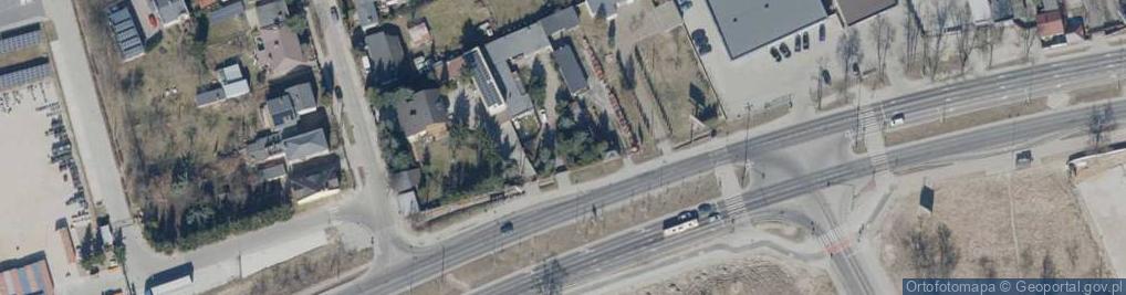 Zdjęcie satelitarne Brzezińska ul.
