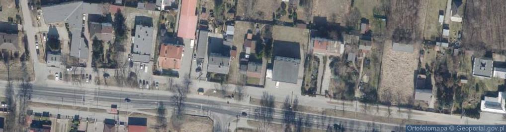 Zdjęcie satelitarne Brzezińska ul.