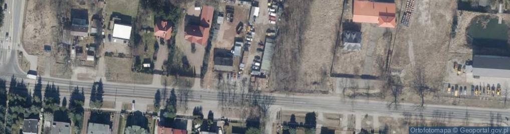 Zdjęcie satelitarne Brzezińska ul.