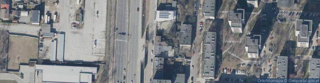 Zdjęcie satelitarne Braterska ul.