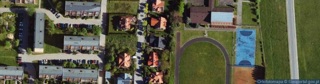 Zdjęcie satelitarne Braterska ul.