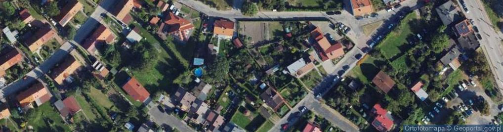 Zdjęcie satelitarne Brukowa ul.