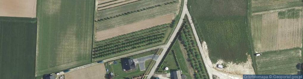 Zdjęcie satelitarne Brzeziny ul.