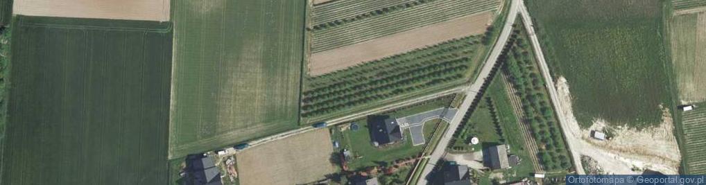 Zdjęcie satelitarne Brzeziny ul.