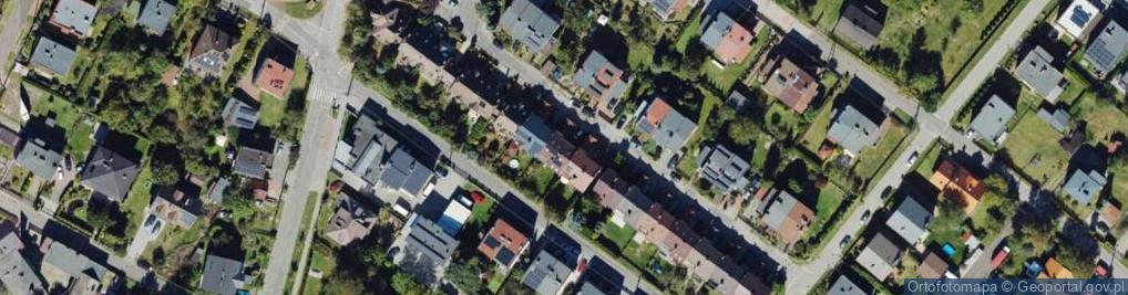 Zdjęcie satelitarne Brzoskwiniowa ul.
