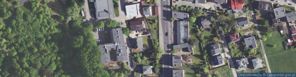Zdjęcie satelitarne Brzezińska ul.