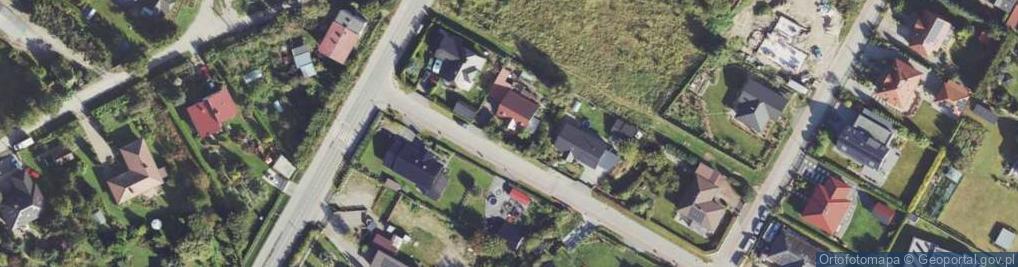 Zdjęcie satelitarne Brzoskwiniowa ul.