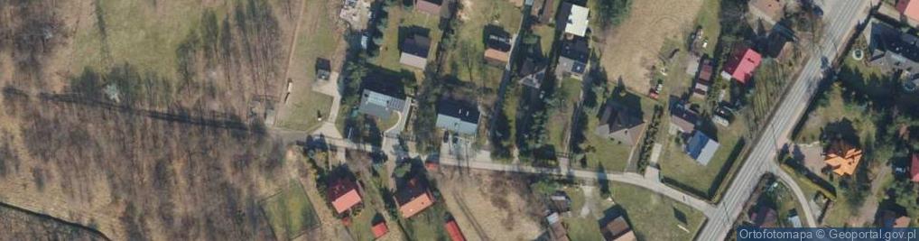 Zdjęcie satelitarne Brzezinki ul.