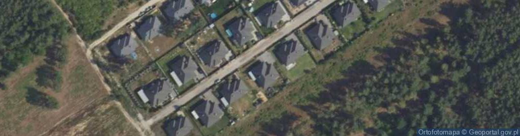 Zdjęcie satelitarne Brzozowe Wzgórza ul.