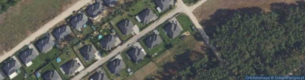 Zdjęcie satelitarne Brzozowe Wzgórza ul.