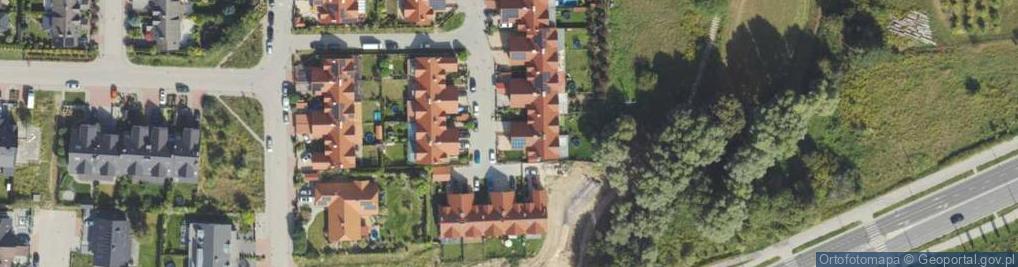 Zdjęcie satelitarne Brylantowa ul.