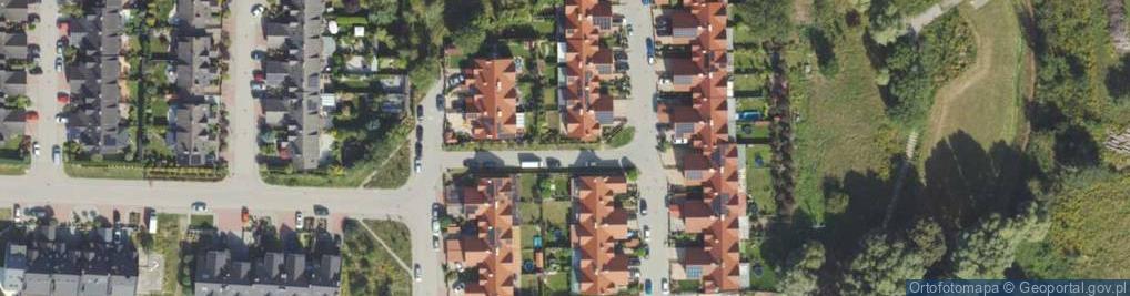 Zdjęcie satelitarne Brylantowa ul.