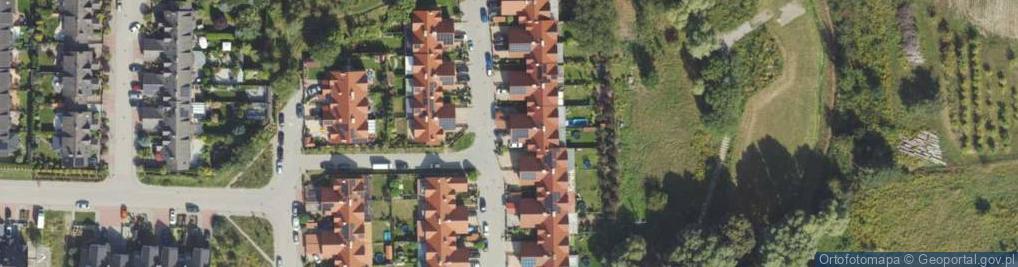 Zdjęcie satelitarne Brylantowa ul.