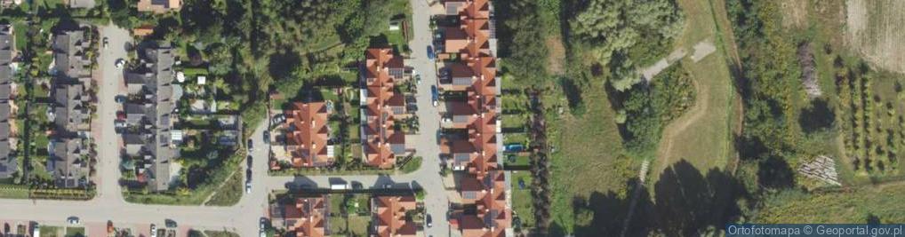 Zdjęcie satelitarne Brylantowa ul.