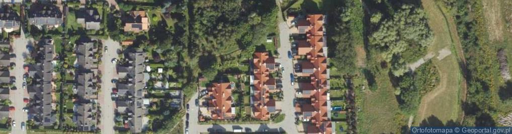Zdjęcie satelitarne Brylantowa ul.