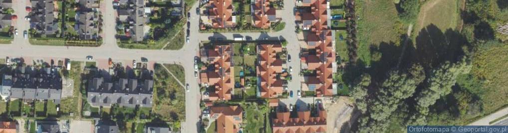 Zdjęcie satelitarne Brylantowa ul.