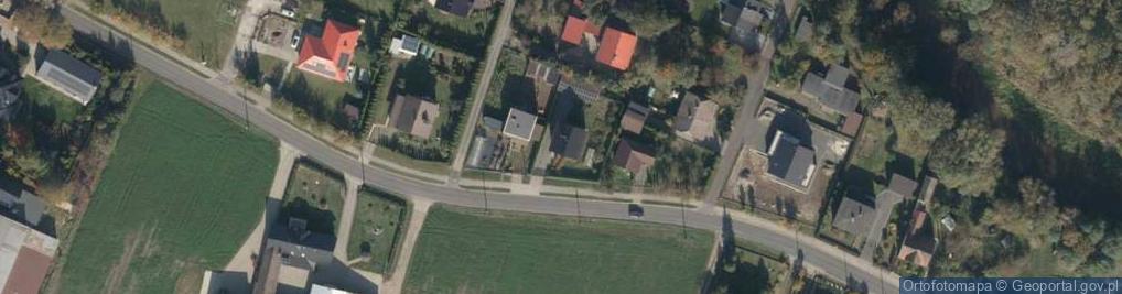 Zdjęcie satelitarne Brzeziny ul.
