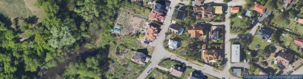 Zdjęcie satelitarne Brzoskwiniowa ul.