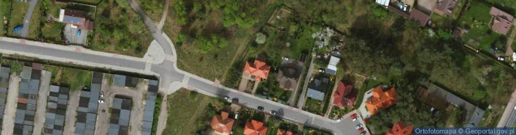 Zdjęcie satelitarne Brzozowa ul.