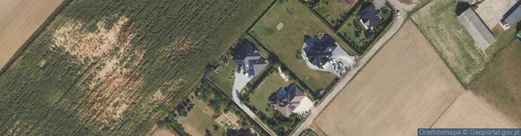 Zdjęcie satelitarne Brzoskwiniowa ul.