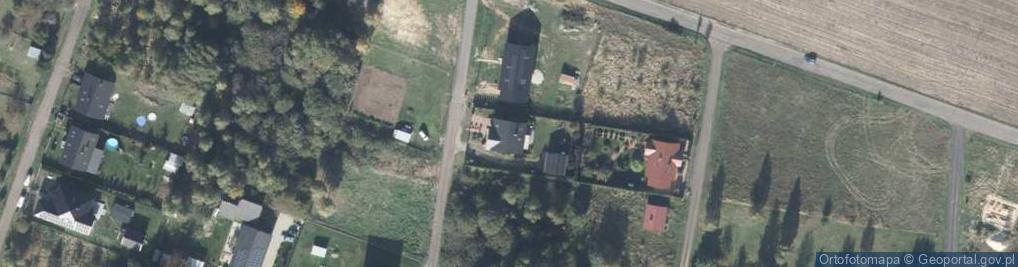 Zdjęcie satelitarne Brzoskwiniowa ul.
