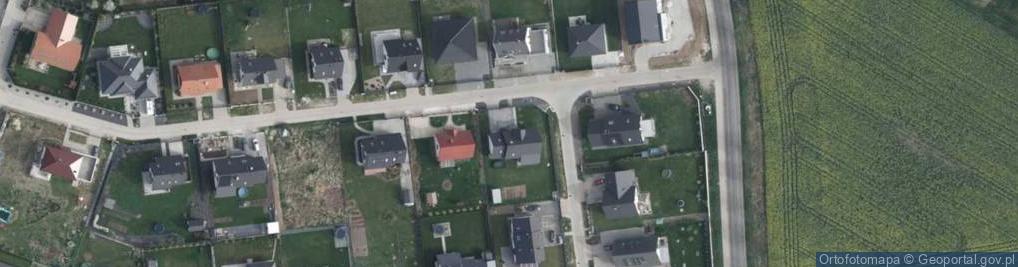 Zdjęcie satelitarne Brzoskwiniowa ul.