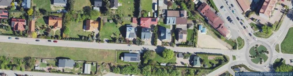Zdjęcie satelitarne Brzoskwiniowa ul.