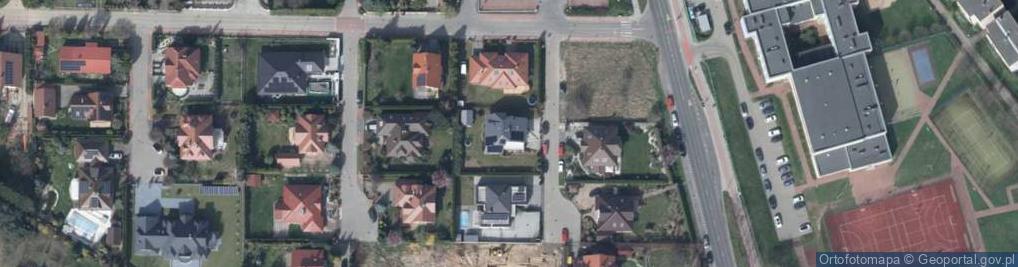 Zdjęcie satelitarne Brzoskwiniowa ul.