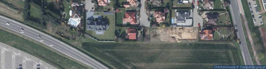 Zdjęcie satelitarne Brzoskwiniowa ul.