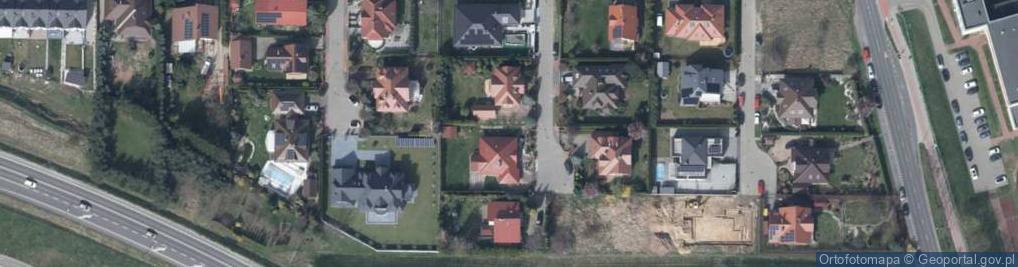 Zdjęcie satelitarne Brzoskwiniowa ul.