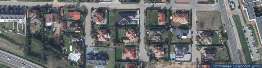 Zdjęcie satelitarne Brzoskwiniowa ul.