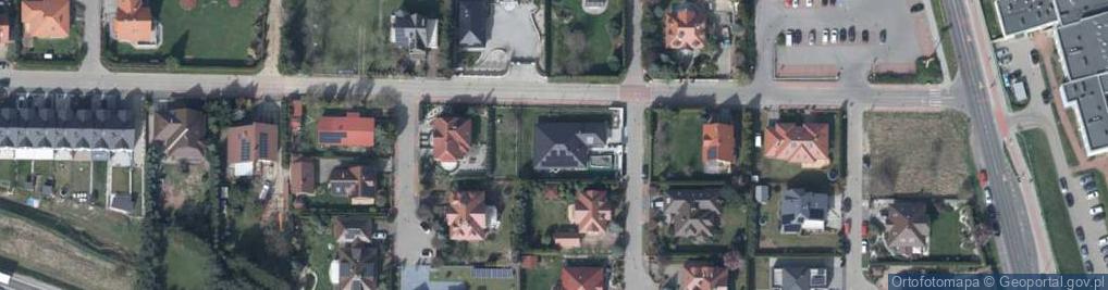 Zdjęcie satelitarne Brzoskwiniowa ul.